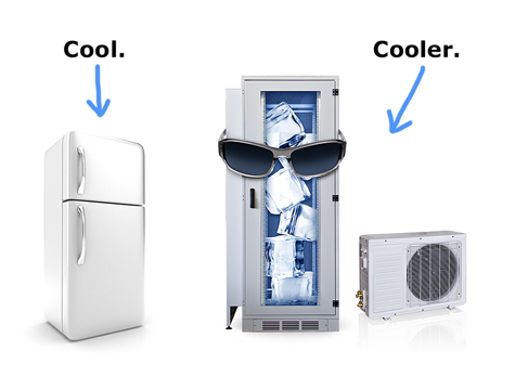 CoolRack DX  - direct-cooled, air-conditioned Server Cabinet